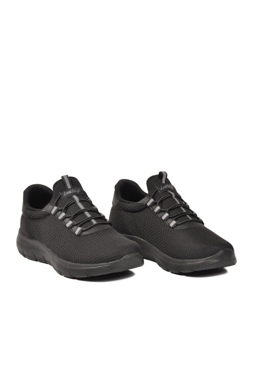 Siyah Anorak Rahat Taban Erkek Spor Ayakkabı 26107 M