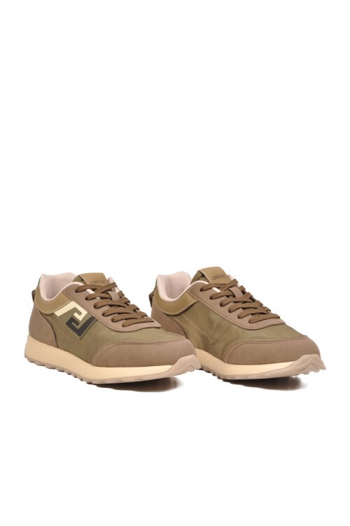 Haki Hafızalı Taban Erkek Bağcıklı Sneaker Hafif Rahat Günlük Ayakkabı E144 M