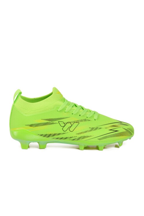 Sarı Çoraplı Bağcıklı Unisex Futbol Ayakkabısı Krampon Strike G