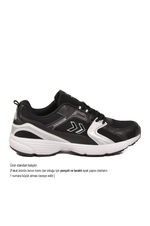 Siyah Nefes Alabilen File Detaylı Hafif Taban Erkek Yürüyüş ve Spor Ayakkabı Sneaker 900911 Hml Performance 930