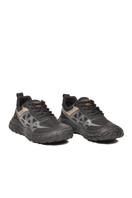 Erkek Siyah Nefes Alabilen Outdoor Trekking Stil Spor Ayakkabı E097 M