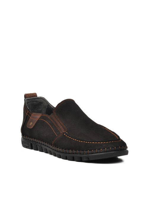 Ayakmod Siyah Nubuk Erkek Günlük Ayakkabı