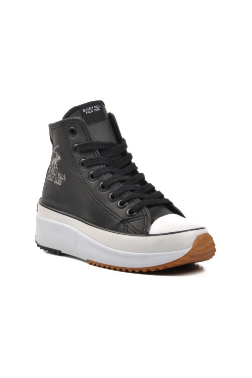 Beverly Hills Polo Club Siyah-Beyaz Kadın Spor Ayakkabı