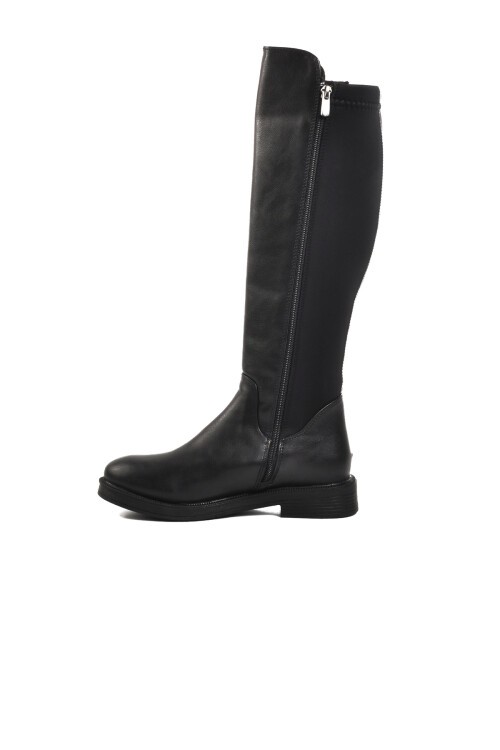 Siyah Cilt Kadın Çizme
