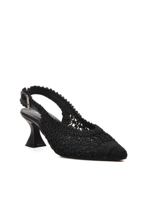 Pierre Cardin Siyah Kadın Topuklu Ayakkabı