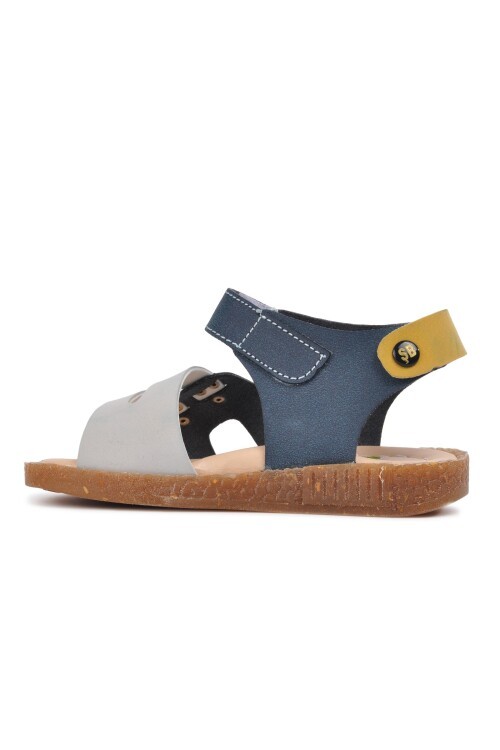Ayakmod Lacivert-Hardal Erkek Çocuk Sandalet