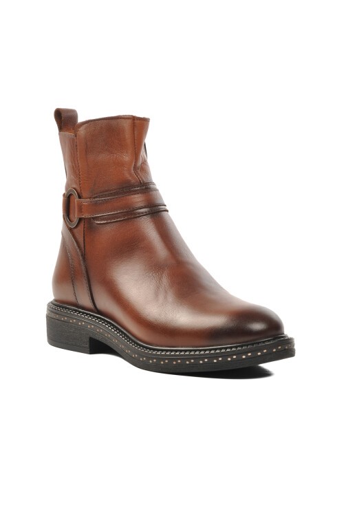 Ayakmod Taba Hakiki Deri Kadın Bot