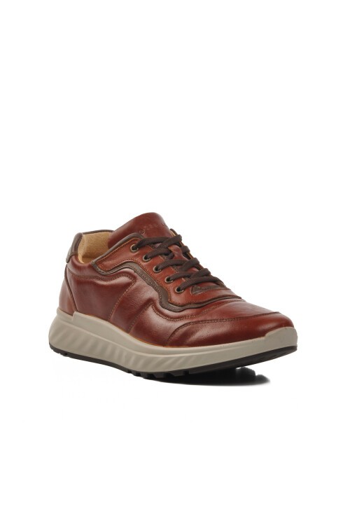 Ayakmod Taba Hakiki Deri  Erkek Günlük Ayakkabı