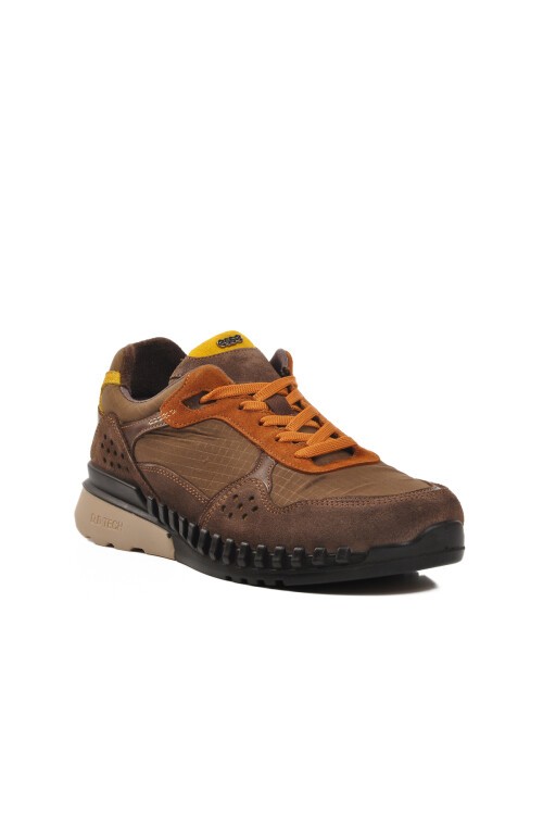 Ayakmod Antrasit Haki Deri Erkek Günlük Ayakkabı