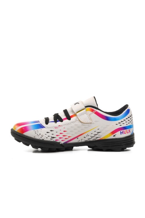 Walkway Beyaz-Siyah Çocuk Halı Saha Ayakkabısı