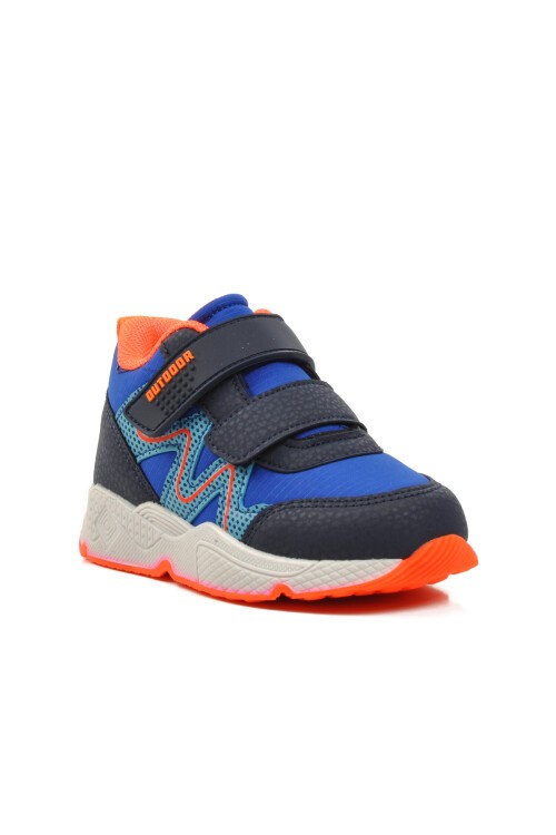 Walkway Saks-Lacivert-Fosfor Turuncu Bebek Outdoor Bot