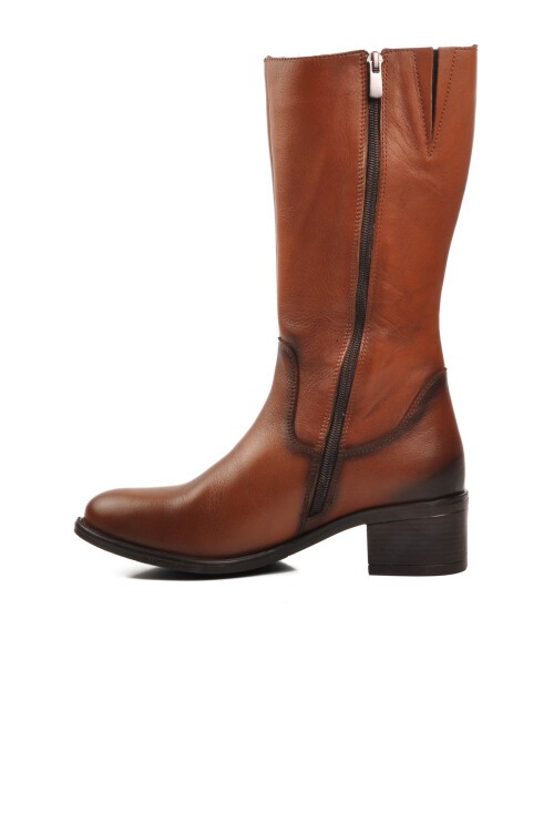 Ayakmod Taba Hakiki Deri  Kadın Çizme