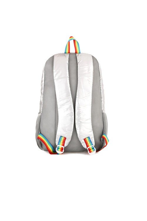 Ayakmod Gümüş-Gri Unisex Sırt Çantası