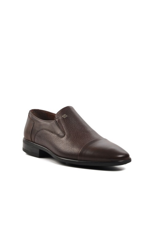 Ayakmod Kahve Hakiki Deri Erkek Klasik Ayakkabı