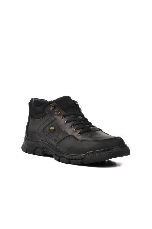 Ayakmod Siyah Hakiki Deri Erkek Günlük Ayakkabı