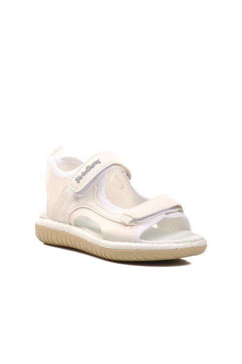 Ayakmod Beyaz Çocuk Sandalet