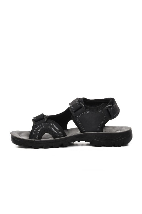 Siyah Cırtlı Unisex Spor Sandalet Taurus G