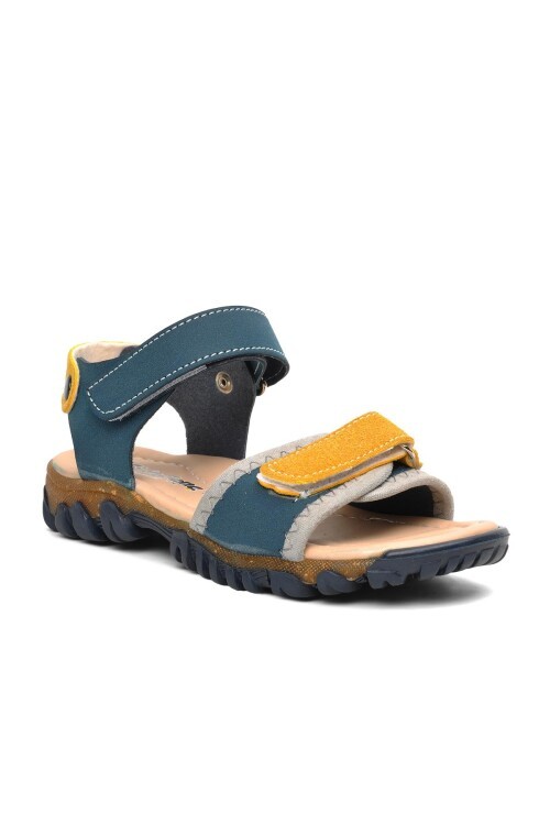 Ayakmod Lacivert-Hardal Erkek Çocuk Sandalet