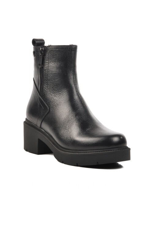 Venüs Siyah Hakiki Deri Kadın Bot