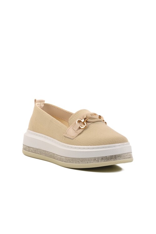 Ayakmod Bej Kadın Günlük Ayakkabı