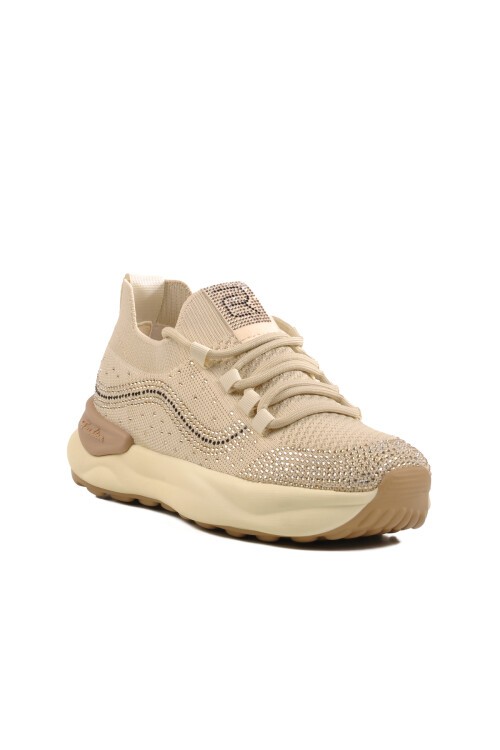 Ayakmod Bej Kadın Sneaker