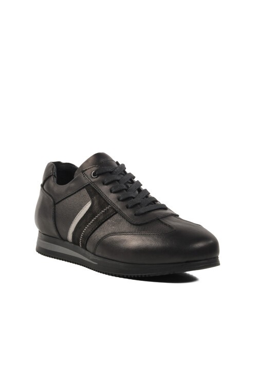 Ayakmod Siyah Hakiki Deri Erkek Günlük Ayakkabı