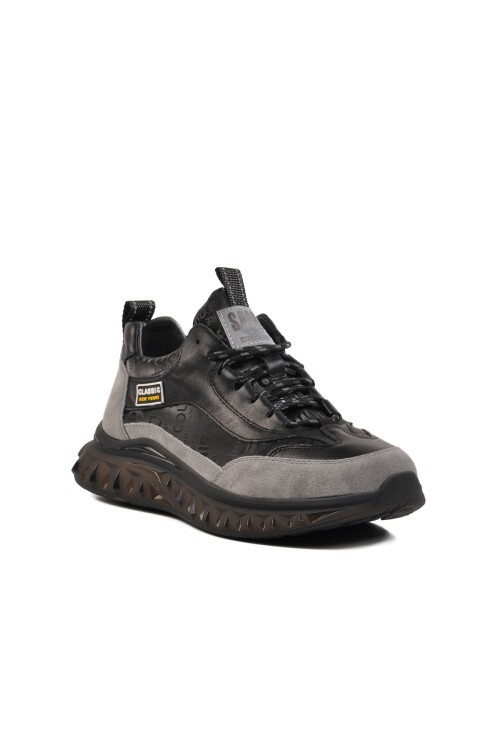 Yüksek Taban Siyah Erkek Spor Ayakkabı