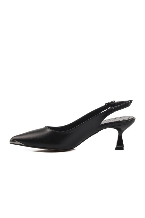 Ayakmod Siyah Kadın Topuklu Abiye Ayakkabı