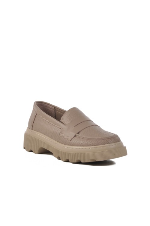 Ayakmod Vizon Hakiki Deri Kadın Günlük Ayakkabı