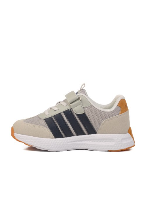 Gri-Lacivert Çocuk Spor Ayakkabı 1876 F