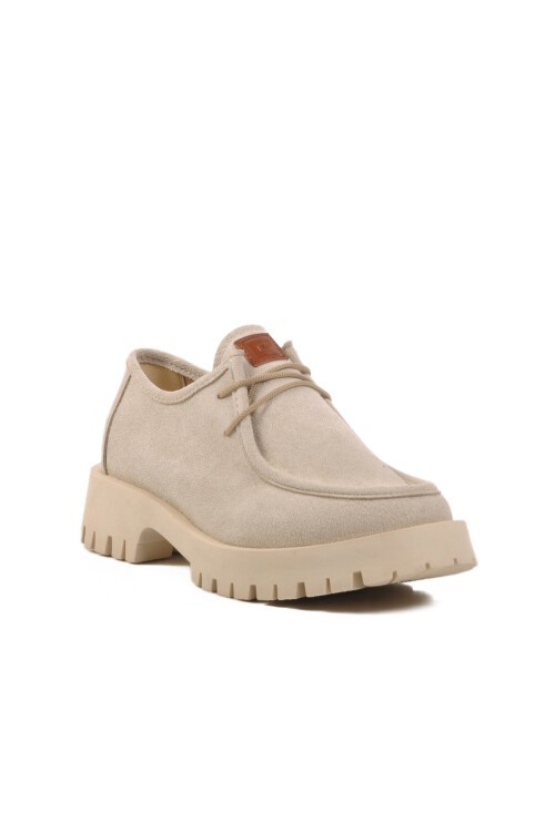 Pierre Cardin Bej Süet Kadın Günlük Ayakkabı