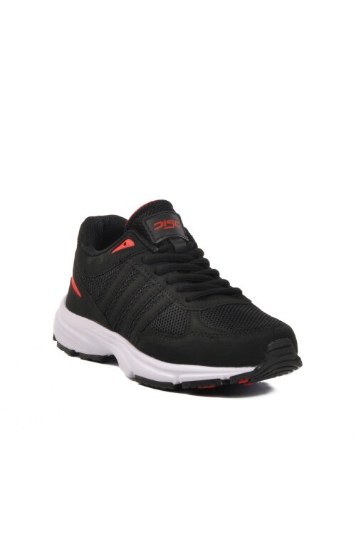 Siyah-Beyaz Fileli Erkek Spor Ayakkabı 25103 M