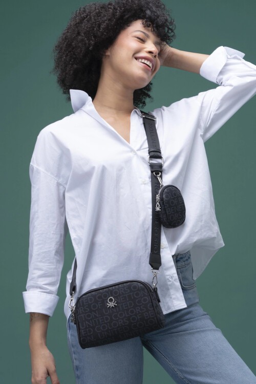 Siyah  Kadın Omuz Çantası BNT-1278 Çanta