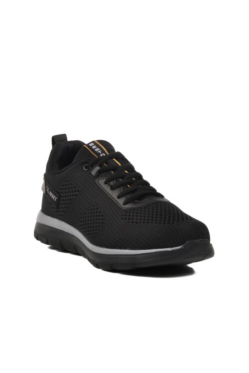 Siyah Fileli Unisex Spor Ayakkabı BST-652 G