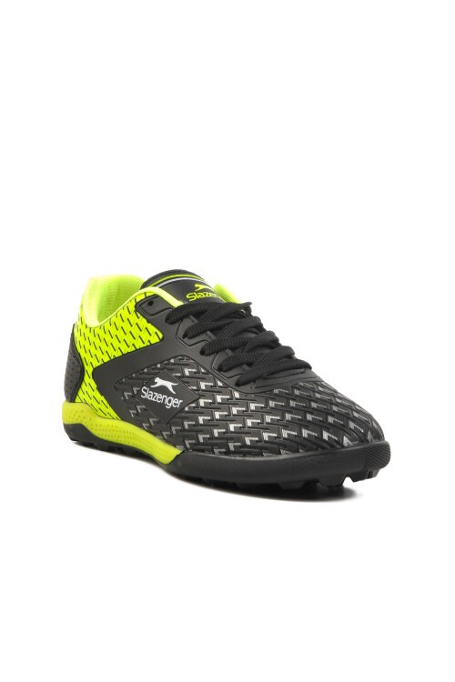 Slazenger Siyah-Yeşil Çocuk Halı Saha Ayakkabısı