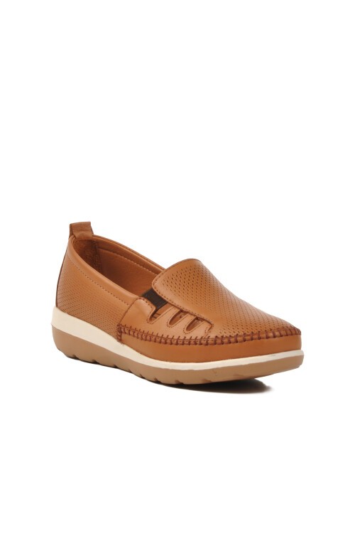 Taba Hakiki Deri Kadın Günlük Ayakkabı Z110 Z