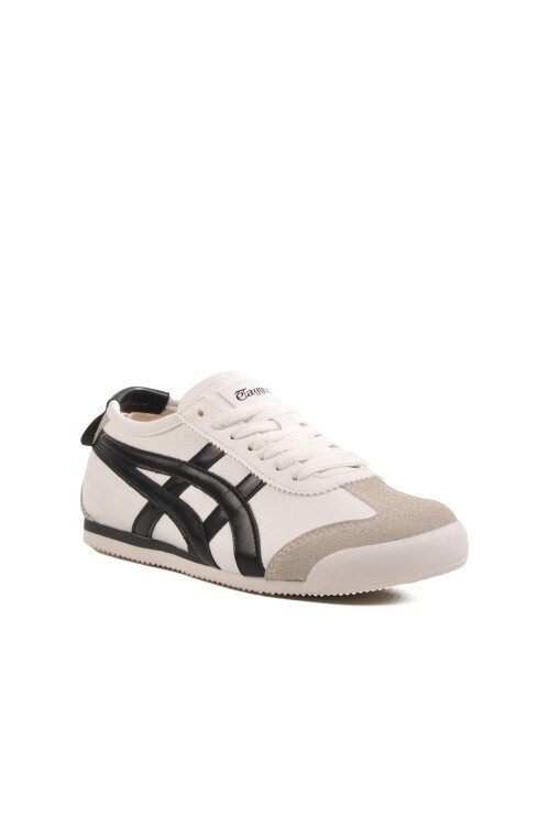 Beyaz-Siyah Hafif Unisex Spor Ayakkabı E-2006 G