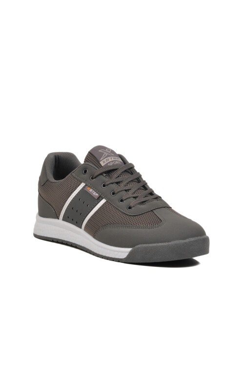 Füme-Beyaz Fileli Erkek Spor Ayakkabı 2026 M