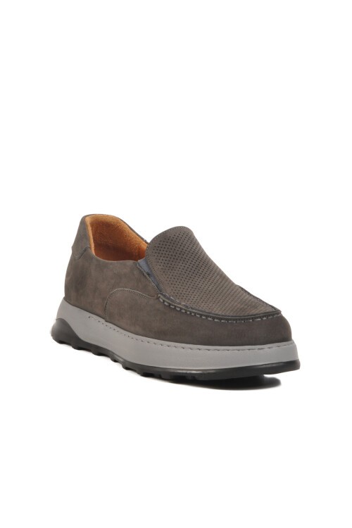 Füme Nubuk Hakiki Deri Erkek Günlük Ayakkabı Premium 8210 M