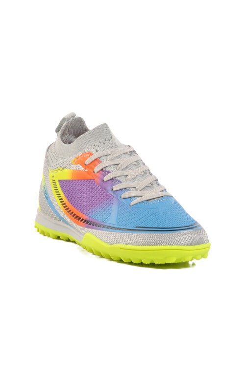Gri Çoraplı Unisex Halı Saha Ayakkabısı GH-251-141 G