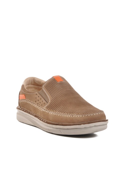 Kum Nubuk Hakiki Deri Erkek Casual Ayakkabı 2628 M