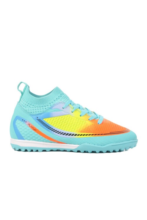 Mint Bağcıklı Çoraplı Unisex Çocuk Futbol Ayakkabısı Halı Saha FH-251-141