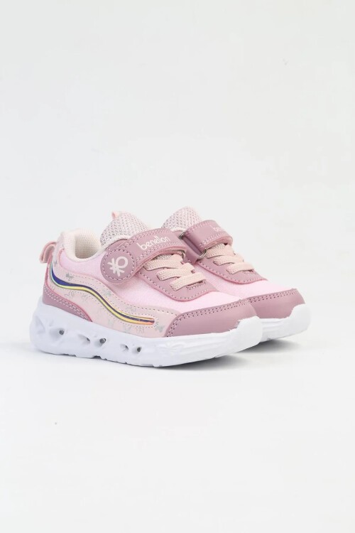 Pudra Triko Kız Çocuk Spor Ayakkabı BNI-10131 B