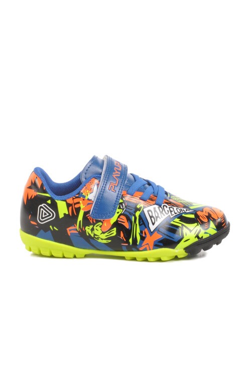 Saks Cırtlı Bağcıklı Unisex Çocuk Futbol Ayakkabısı Halı Saha PH-251-145