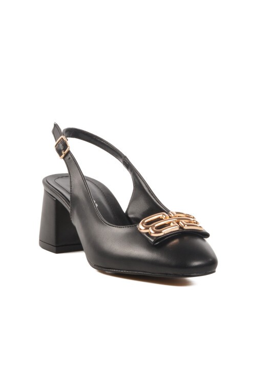 Siyah Kadın Topuklu Ayakkabı 312361 Z