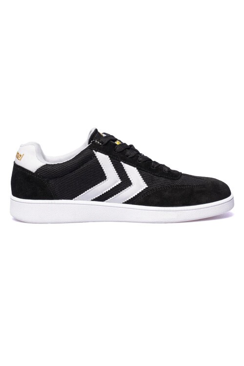 Siyah Keten Bağcıklı Unisex Yürüyüş ve Spor Ayakkabı Sneaker 900703 Hml VM78 Archive Studio