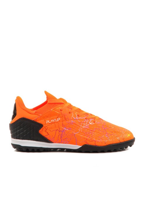 Turuncu Bağcıklı Unisex Çocuk Futbol Ayakkabısı Halı Saha FH-251-148