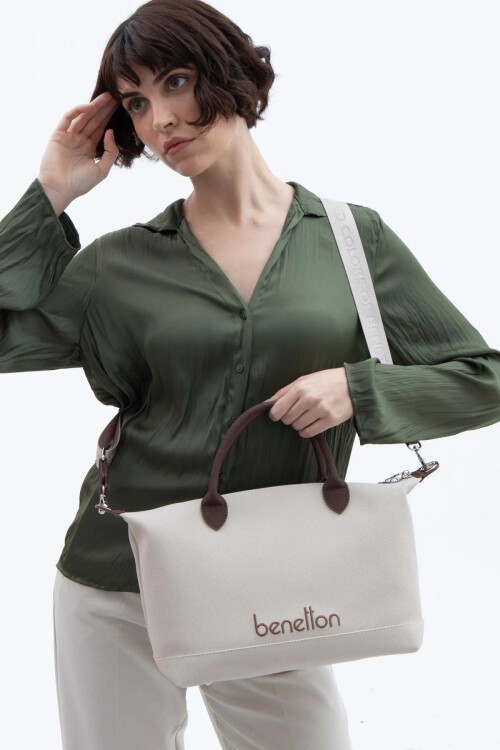 Bej-Kahve  Kadın Omuz Çantası BNT-1612 Çanta