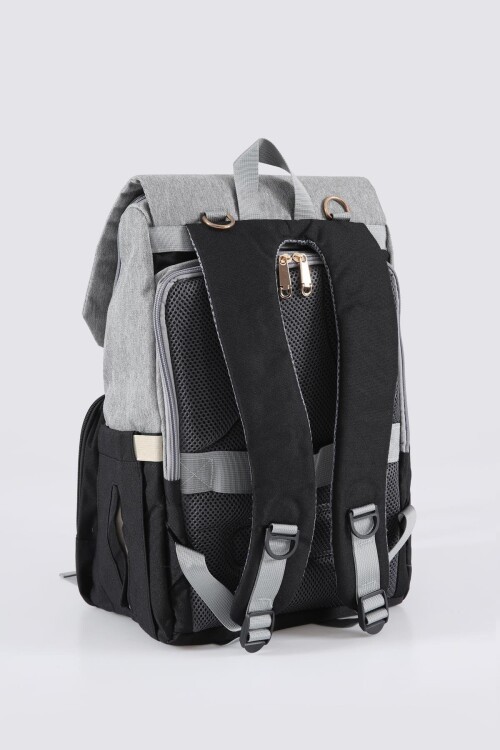 Bej-Siyah Unisex Sırt Çantası Ccs London 51768