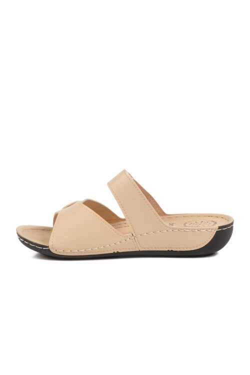 Bej Anatomik Taban Kadın Terlik 16.058 Z